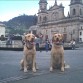 Nacha y Mateo (1 año) en la Plaza de Bolivar (Bogotá D.C.) 2006